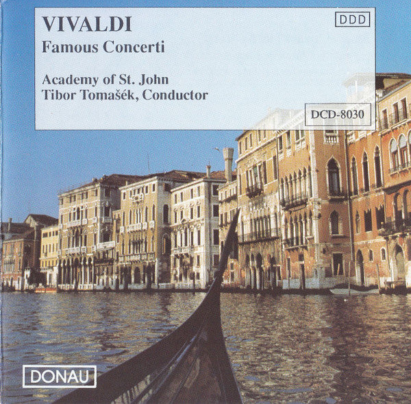 Vivaldi*, Academy Of St. John, Tibor Tomášek : Famous Concerti (CD, Album)