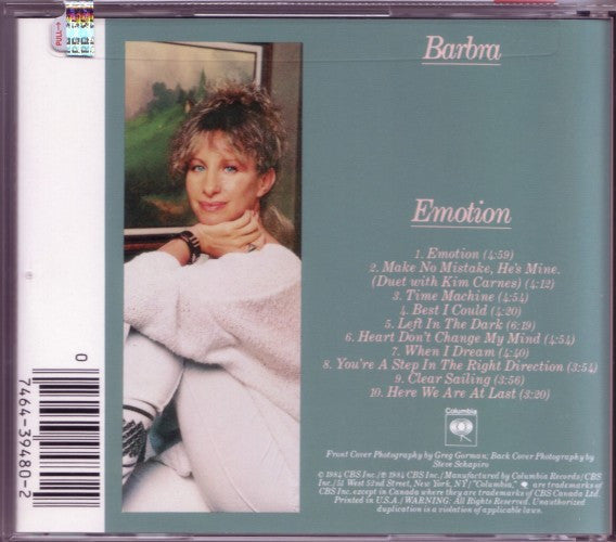 Barbra* : Emotion (CD, Album, RE)