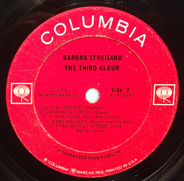 Barbra Streisand : The Third Album (LP, Album, Mono, Ter)