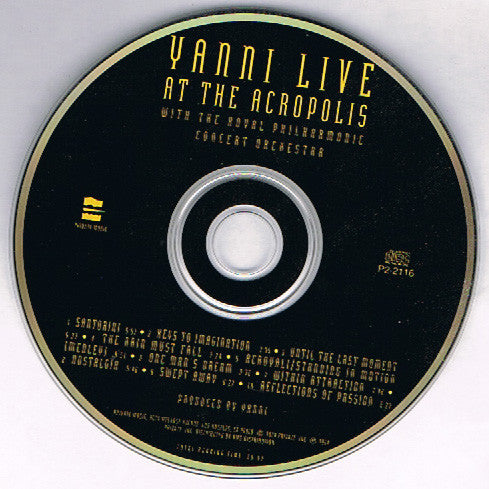 Yanni (2) : Live At The Acropolis (CD, Album, Club)