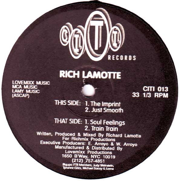 Rich Lamotte : The Imprint (12")