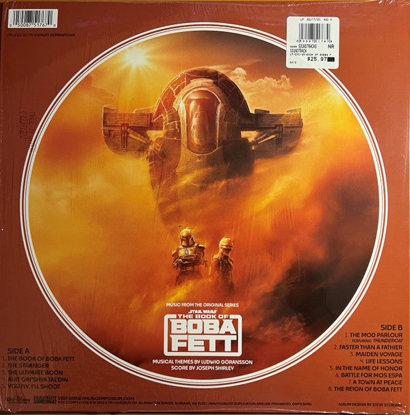 Various : Star Wars: The Book Of Boba Fett (Music From The Original Series) (LP, Comp, Pic)