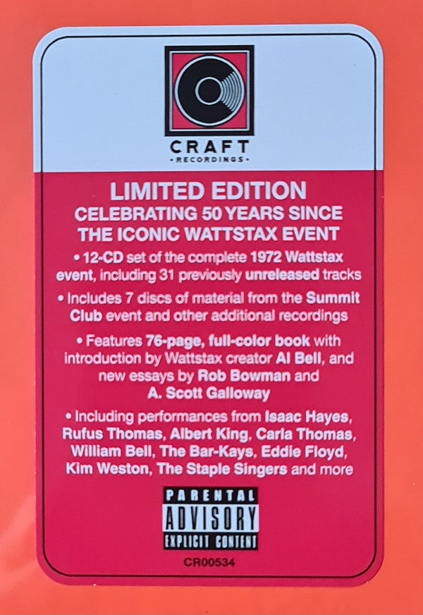 Various : Wattstax '72 Soul'd Out (The Complete Wattstax Collection) (12xCD + Box, Ltd)