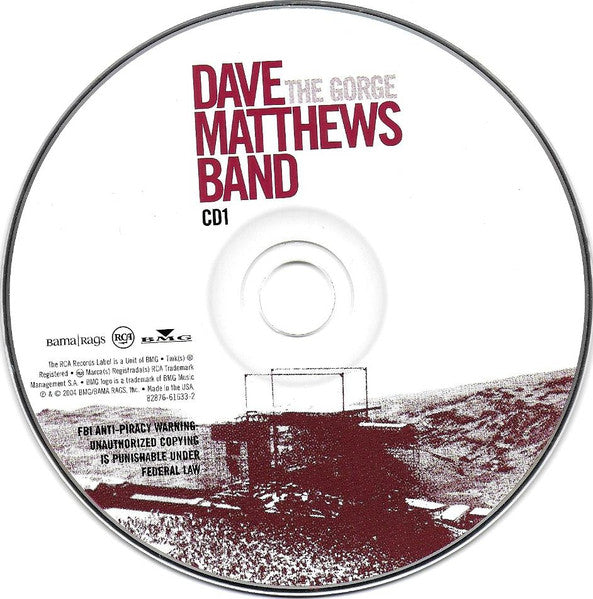 Dave Matthews Band : The Gorge (2xCD + DVD, DVD)