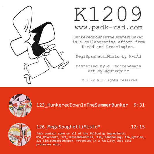 K-Rad, Dreamlogicc : K1209 (12", EP)