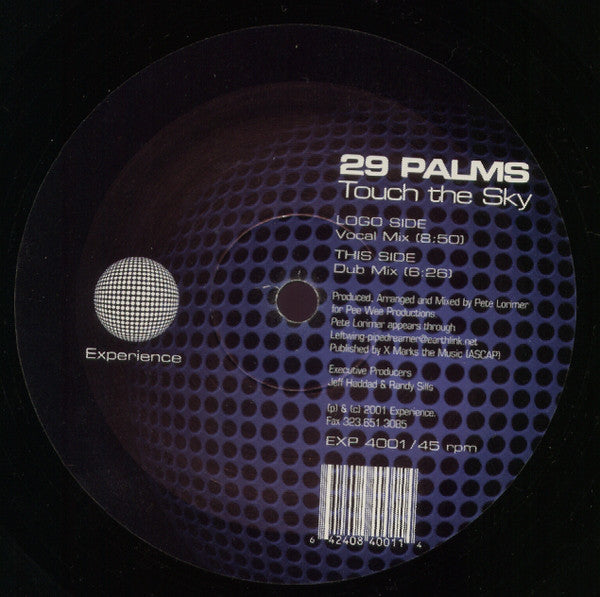 29 Palms : Touch The Sky (12")