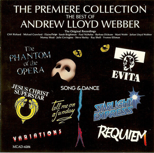 Various, Andrew Lloyd Webber : The Premiere Collection - The Best Of Andrew Lloyd Webber (CD, Comp)