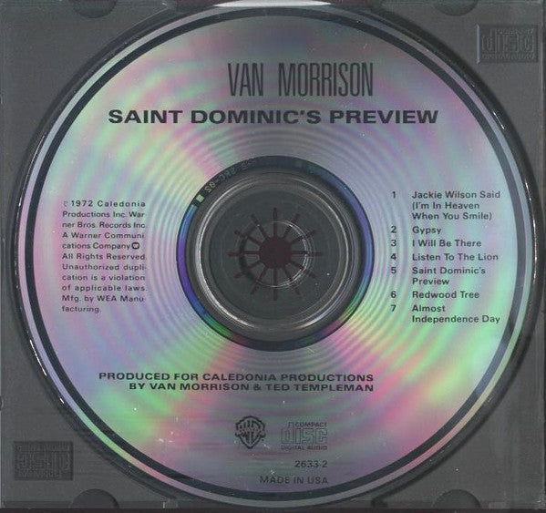 Van Morrison : Saint Dominic's Preview (CD, Album, RE)