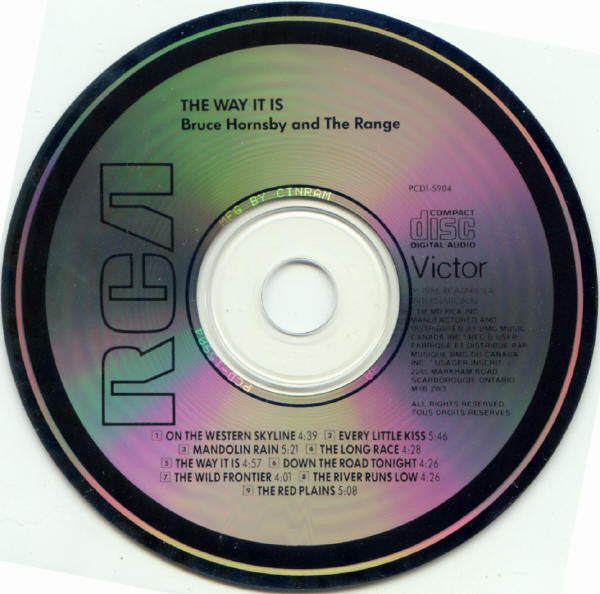Bruce Hornsby And The Range : The Way It Is (CD, Album, RE, Cin)