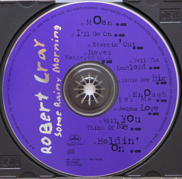 Robert Cray : Some Rainy Morning (CD, Album, Club)