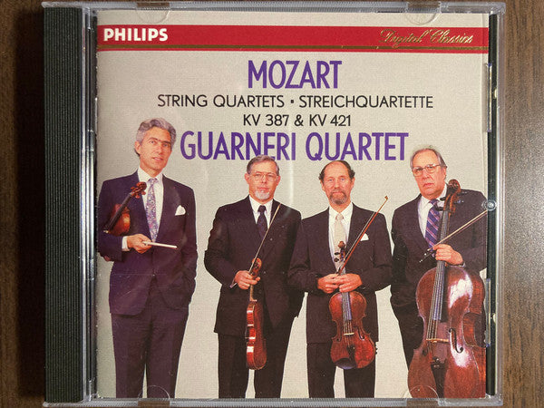 Wolfgang Amadeus Mozart, Guarneri Quartet : String Quartets = Streichquartette KV 387 & KV 421 (CD)