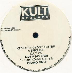 Cristiano "Cricco" Castelli* : 4 Spice E.P. (12", EP, Promo)
