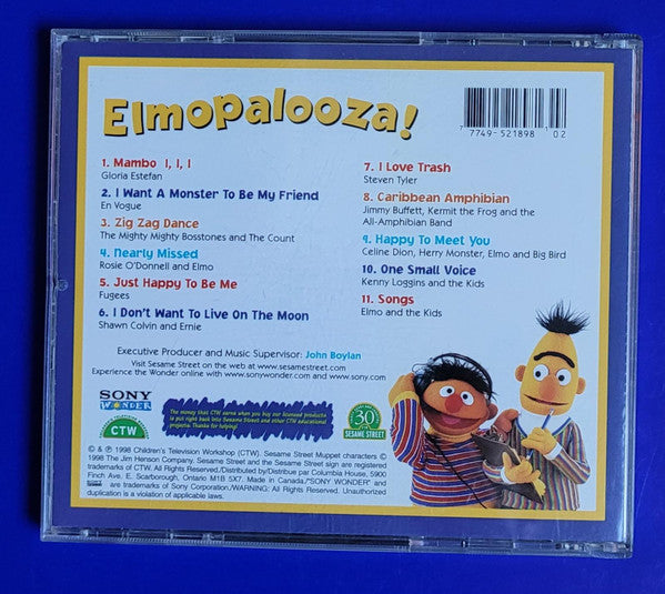 Sesame Street : Elmopalooza! (CD, Album, Club)