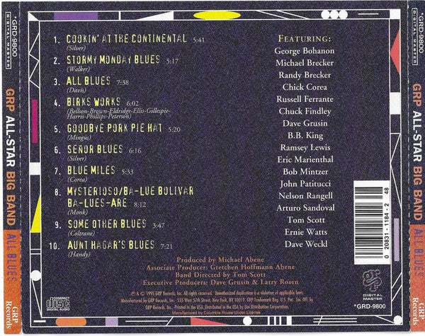 GRP All-Star Big Band : All Blues (CD, Club)