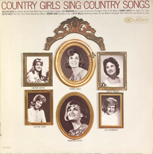 Various : Country Girls Sing Country Songs (LP, Comp, Mono)
