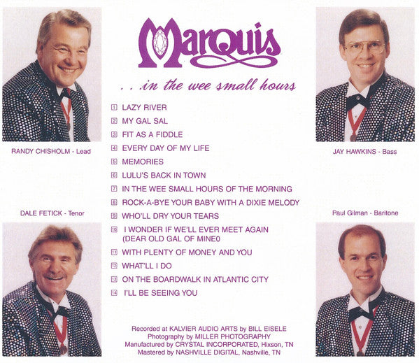 Marquis (17) : In the Wee Small Hours (CD, Album)