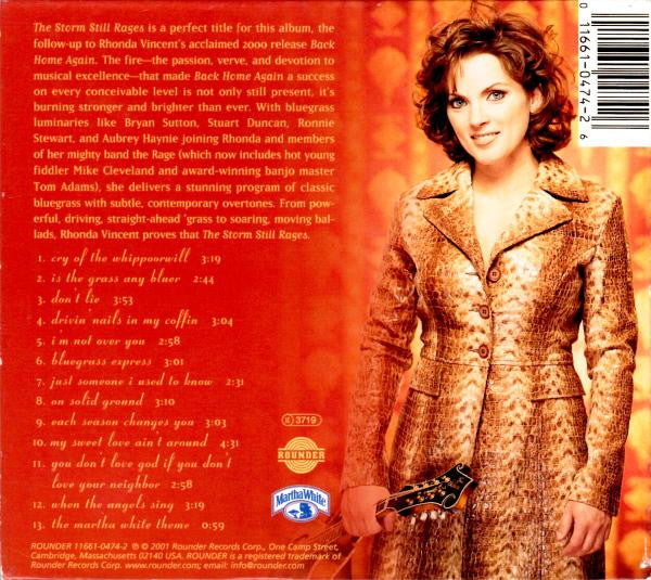 Rhonda Vincent : The Storm Still Rages (CD, Album, Dig)