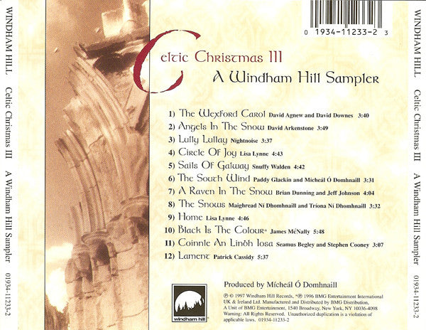 Various : Celtic Christmas III (A Windham Hill Sampler) (CD, Comp, Smplr)
