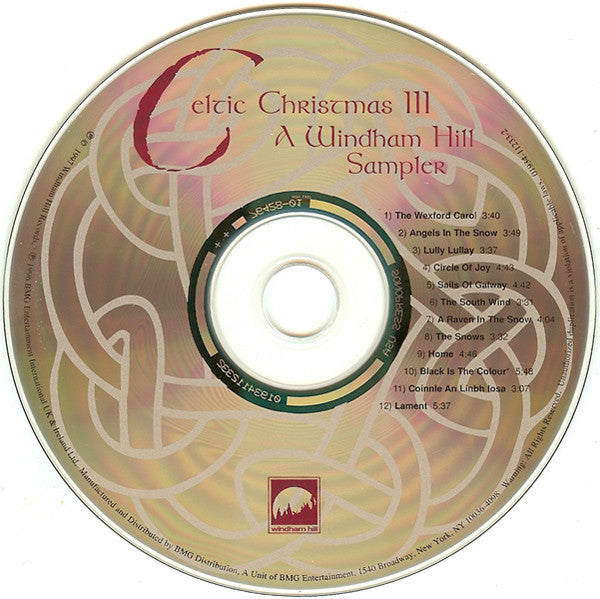 Various : Celtic Christmas III (A Windham Hill Sampler) (CD, Comp, Smplr)