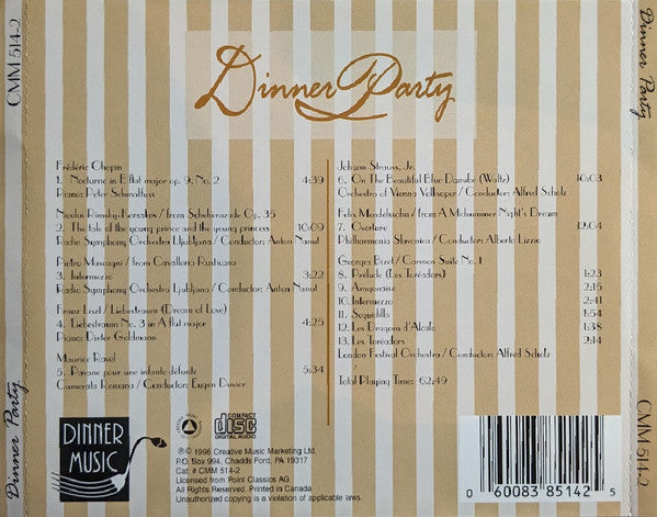 Various : Dinner Party (CD, Comp)