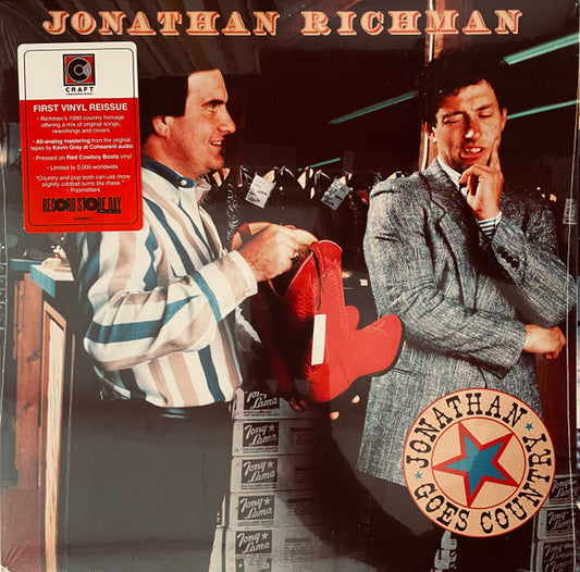 Jonathan Richman : Jonathan Goes Country (LP, Album, RSD, Ltd, RE, Red)