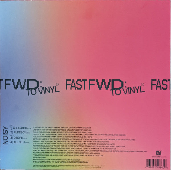 Noisy (7) : FAST FWD: TO VINYL (12", EP, RSD, Ltd, Cle)