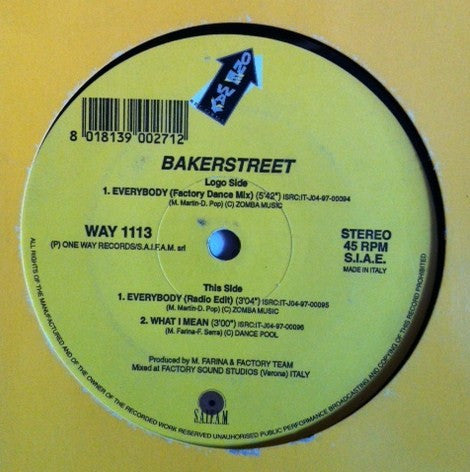 Bakerstreet : Everybody (12")