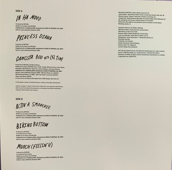 Ice Spice : Like..? (12", EP, Ltd, Opa)