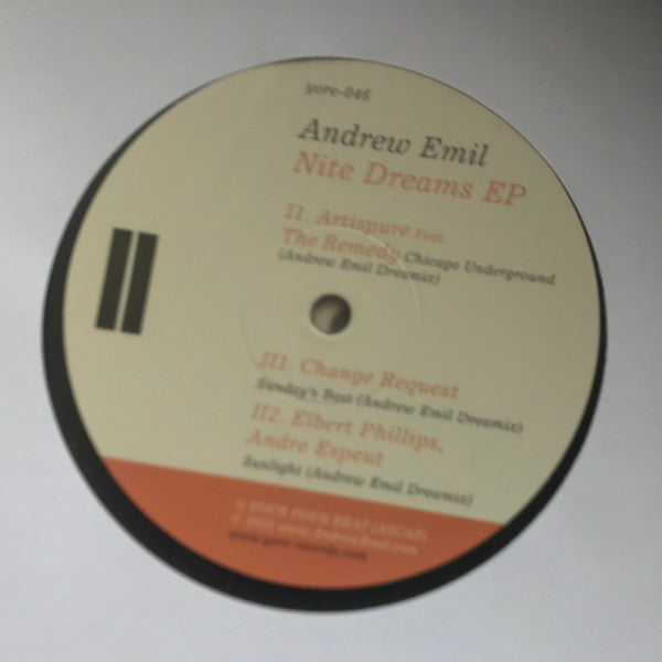 Andrew Emil : Nite Dreams EP (12", EP, Ltd)