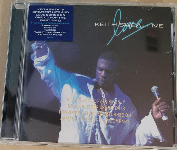 Keith Sweat : Live (CD, Album, Promo)