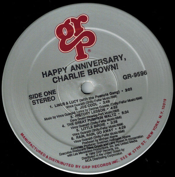 Various : Happy Anniversary, Charlie Brown! (LP, Album)