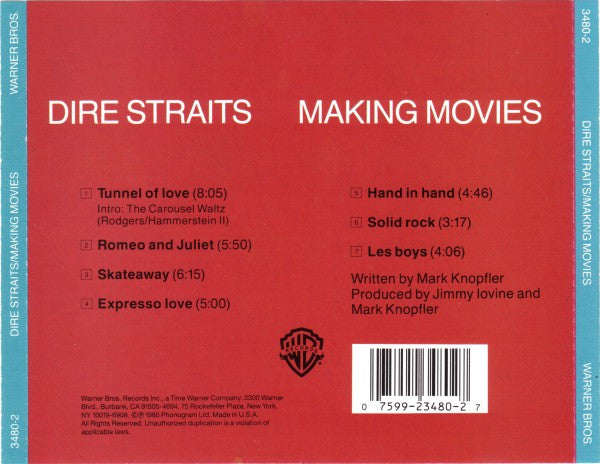 Dire Straits : Making Movies (CD, Album, RE, SRC)