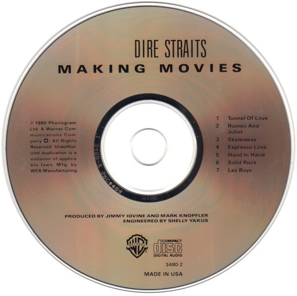 Dire Straits : Making Movies (CD, Album, RE, SRC)
