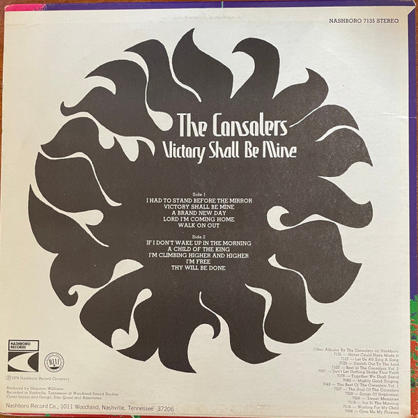 The Consolers : Victory Shall Be Mine (LP, Album)