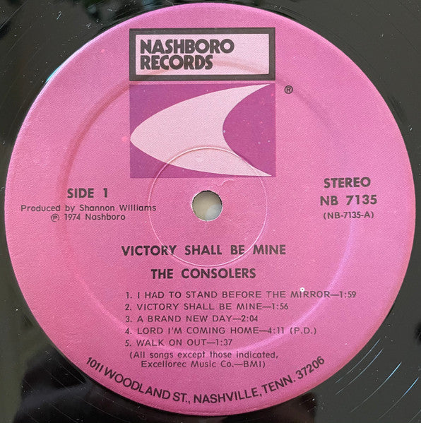 The Consolers : Victory Shall Be Mine (LP, Album)