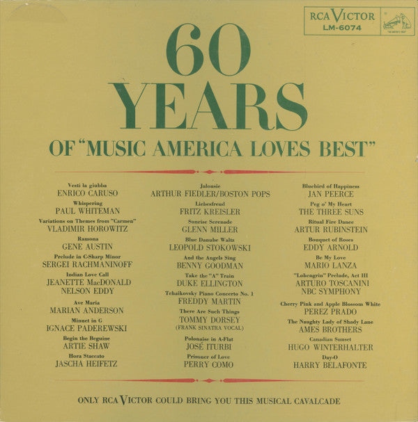 Various : 60 Years Of "Music America Loves Best" (2xLP, Comp)