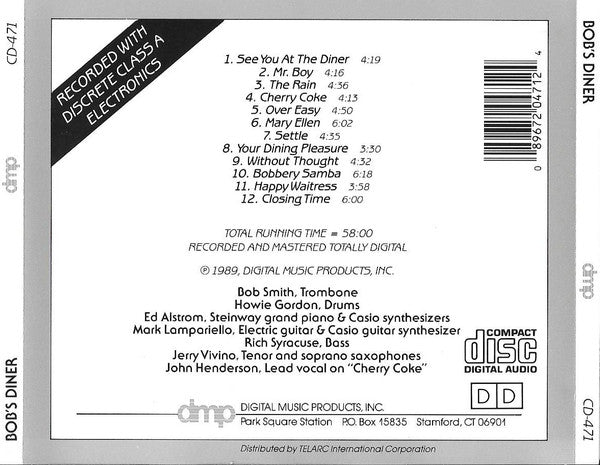 Bob's Diner : Bob's Diner (CD, Album)
