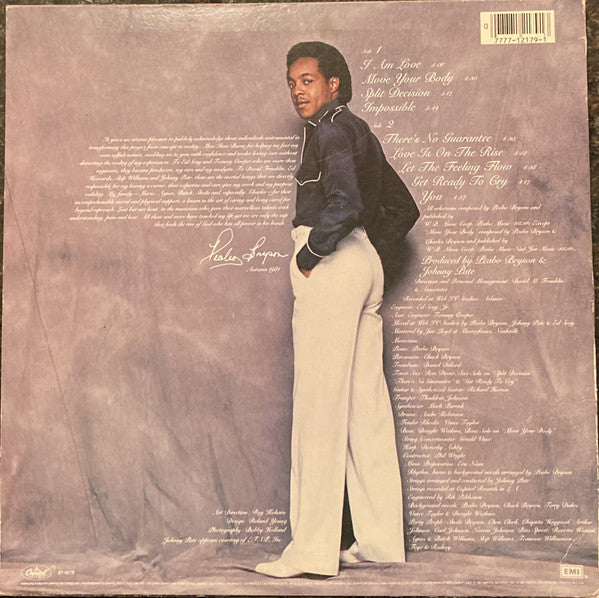 Peabo Bryson : I Am Love (LP, Album, Jac)