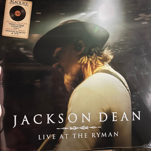 Jackson Dean : Live At The Ryman (LP, Album, Bla)