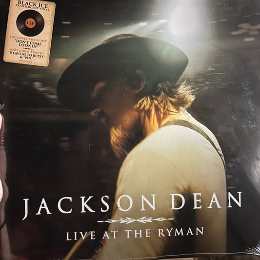 Jackson Dean : Live At The Ryman (LP, Album, Bla)
