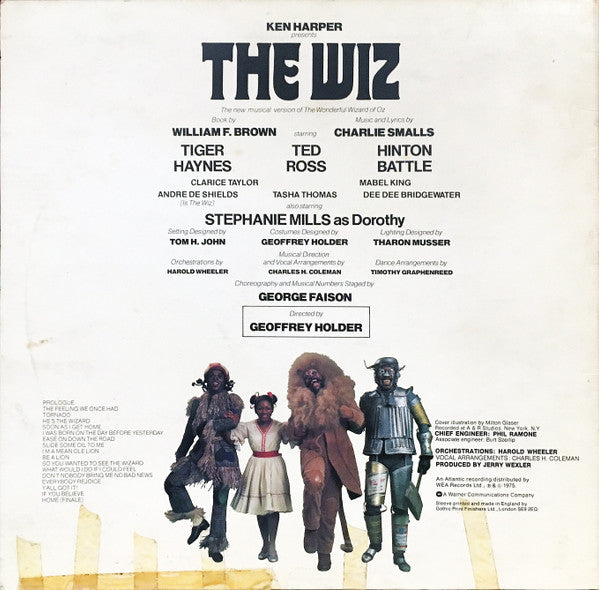 Various : The Wiz (The Super Soul Musical "Wonderful Wizard Of Oz") (LP, Album)