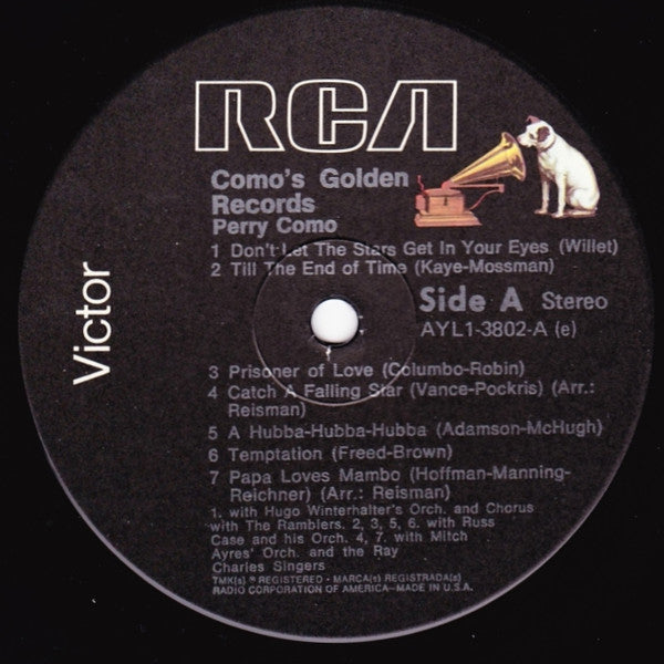 Perry Como : Como's Golden Records (LP, Comp, RE)