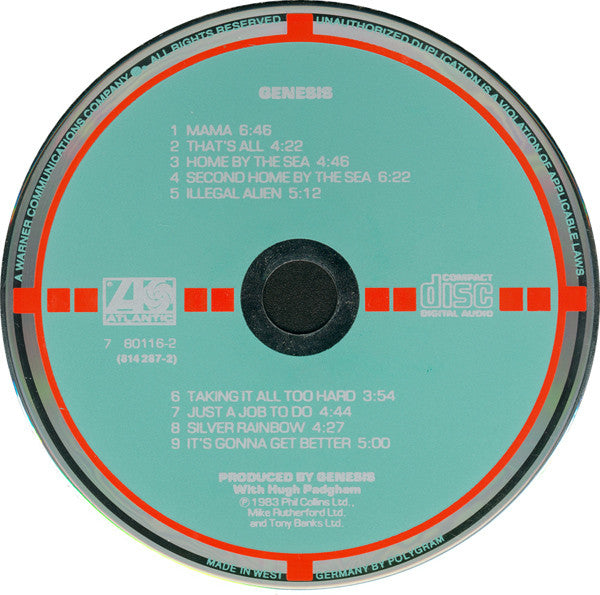 Genesis : Genesis (CD, Album, RE, Tar)
