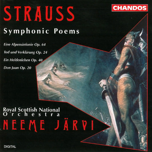 Strauss* - Royal Scottish National Orchestra · Neeme Järvi : Symphonic Poems: Eine Alpensinfonie Op. 64; Tod Und Verklärung Op. 24; Ein Heldenleben Op.40; Don Juan Op. 20 (2xCD, Comp)