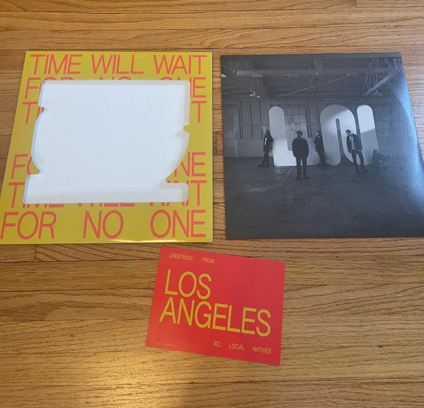 Local Natives : Time Will Wait For No One (LP, Album, Ltd, Lem)