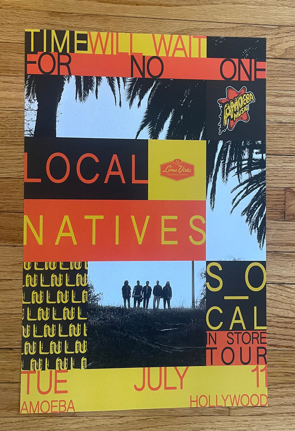 Local Natives : Time Will Wait For No One (LP, Album, Ltd, Lem)