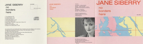 Jane Siberry : No Borders Here (CD, Album, RE)