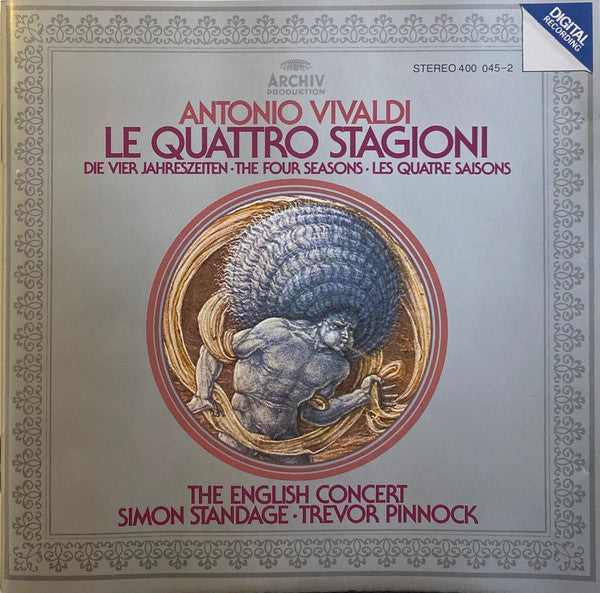 Antonio Vivaldi - Simon Standage, The English Concert, Trevor Pinnock : Le Quattro Stagioni (CD, Album, RE)