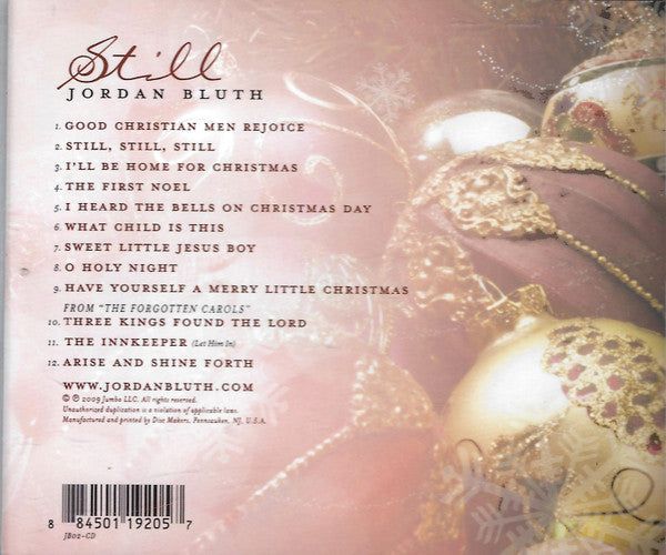 Jordan Bluth : Still (CD, Album)