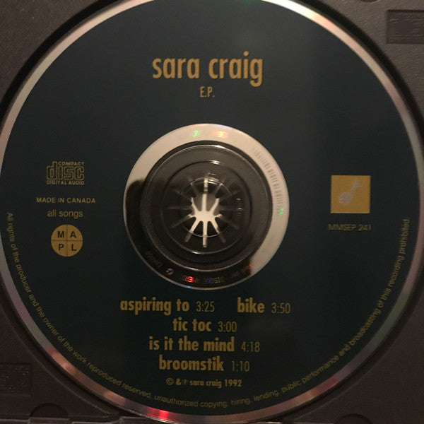 Sara Craig : E.P. (CD, EP)